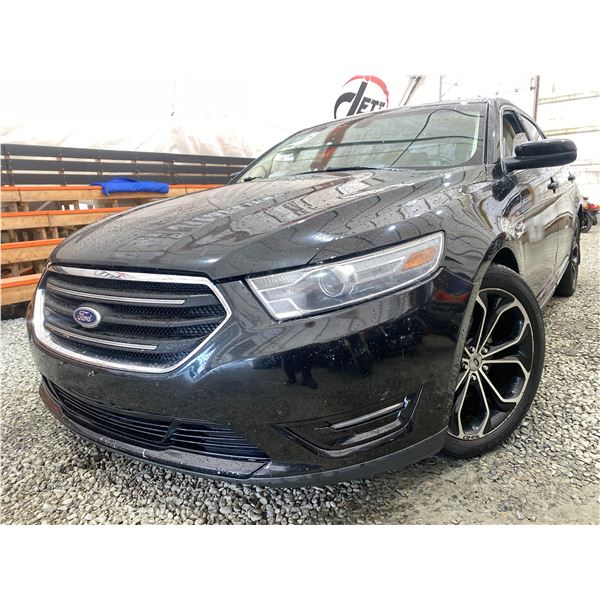 PARKSVILLE - 2014 FORD TAURUS BLACK 220482 KMS - 104112-4