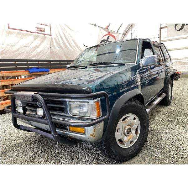 PARKSVILLE - 1995 NISSAN PATHFINDER GREEN 158222 KMS - 049852-3