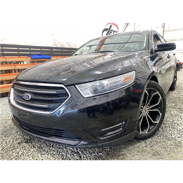 PARKSVILLE - 2014 FORD TAURUS BLACK 220482 KMS - 104112-4