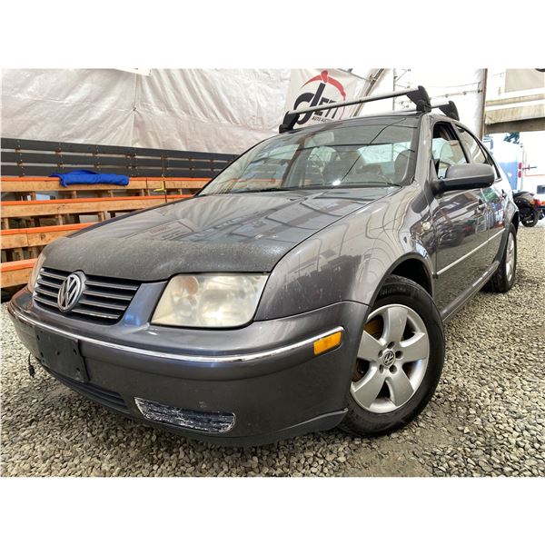 PARKSVILLE - 2004 VOLKSWAGEN JETTA GREY 503736 KMS - 060804-2