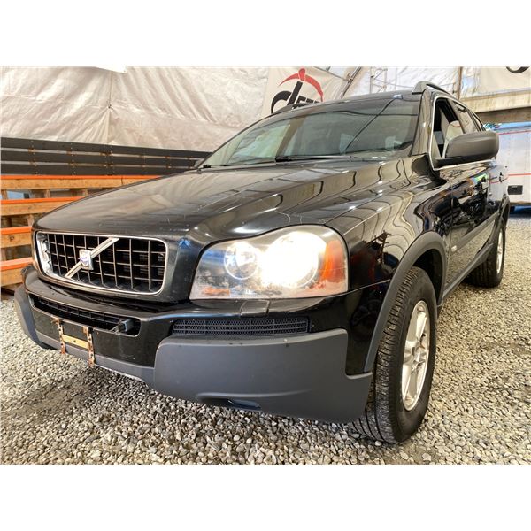 PARKSVILLE - 2004 VOLVO XC90 BLACK 346504 KMS - 130045-1