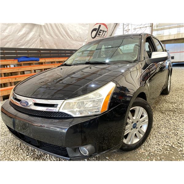 PARKSVILLE - 2008 FORD FOCUS BLACK 171195 KMS - 290346-2