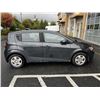 Image 3 : 2014 GREY CHEVROLET SONIC HATCHBACK, RUNS ROUGH, NEEDS OIL, HATCH DOES NOT STAY OPEN, LOCKS WORKING,
