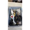 Image 4 : 3 TRAYS OF TOOLS INCLUDING WRENCHES, RATCHET, PLIERS, SCRAPPERS ETC