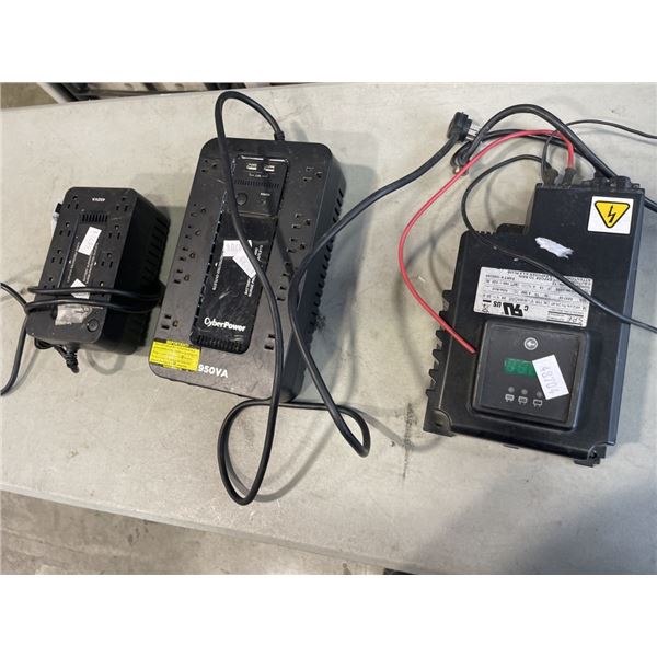 BATTERY CHARGER AND BATTERY BACKUPS