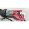 Image 3 : MILKWAUKEE CORDED SAWZALL. WORKING