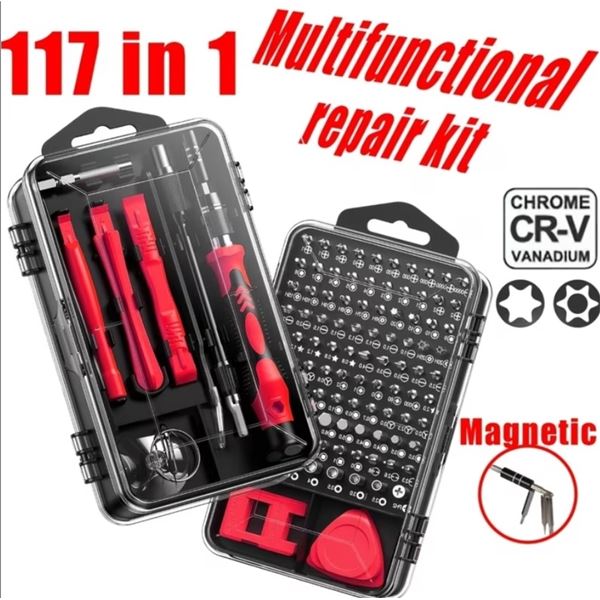 NEW 117 IN 1 PRECISION SCREWDRIVER REPAIR SET