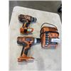 Image 1 : 2 RIDGID DRILLS - NO BATTERIES W/ CHARGER