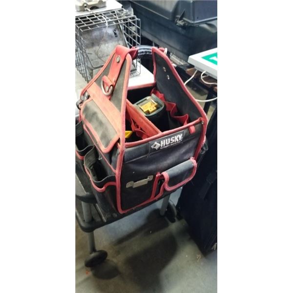 HUSKY TOOLBAG WITH CONTENTS