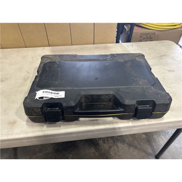 STANLEY BLACK CHROME MECHANICS TOOL SET IN HARD CASE