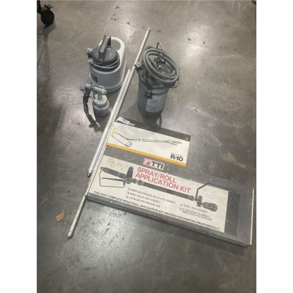 LOT OF VARIOUS PAINTING SUPPLIES
