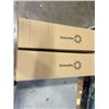 Image 1 : 2 NEW AGED BRASS WALL SCONCE LIGHTS