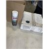Image 1 : 6 CANS ENAMEL SPRAY AND CASE OF BACK SPLASH TILES