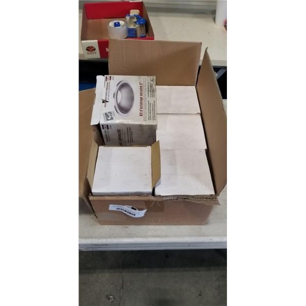4 LED LIGHTS AND 5" RECESSED LIGHTING KIT
