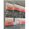 Image 2 : 10 PACKS 100 PCS FLAT WOOD SCREWS. 8 X 3 1/2