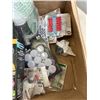 Image 3 : TRAY OF HOUSEWARE INCLUDING SHOP SQUARE SLIDING DOOR LOCK, GLODE CAPS, TIMBERTECH DECKCLEANER, ALUMI