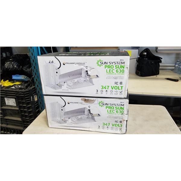 2 NEW SUN SYSTEM COMMERCIAL FIXTURES