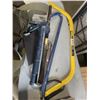 Image 2 : ARMY DUFFLE BAG WITH TOOL CONTENTS INCLUDING CIRCULAR SAW, RYOBI SANDER ETC