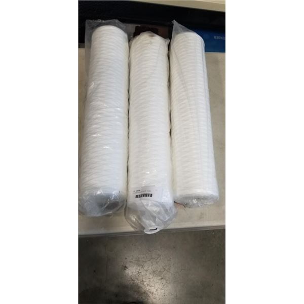 3 LARGE SPOOLS OF WHITE TWINE - ROLLS ARE 21INCHS LONG