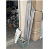 Image 2 : PORTABLE CAR PORT 20 X 16' WITH ALUMINUM FRAME, TARP & CONNECTORS
