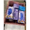 Image 1 : 10 BOXES OF 200 NITRILE GLOVES. SIZE XL