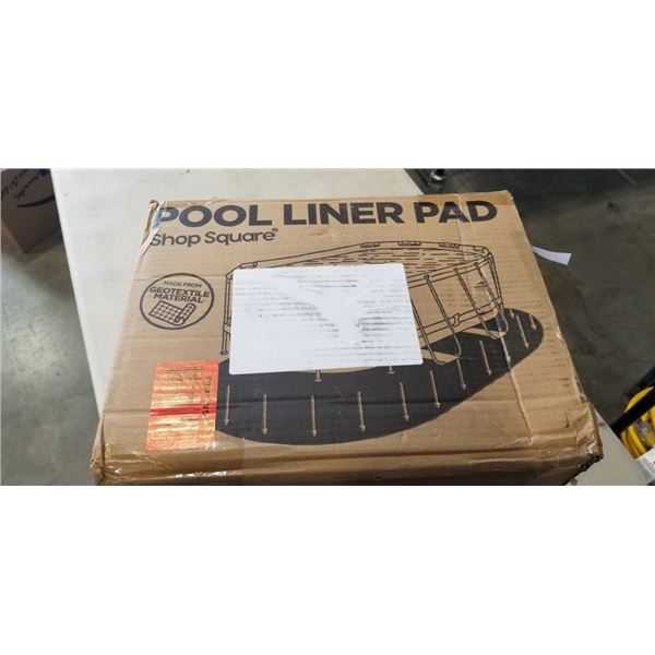 SHOP SQUARE POOL LINER PAD. 10' X 15' OVAL