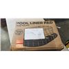 Image 1 : SHOP SQUARE POOL LINER PAD. 10' X 15' OVAL