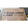 Image 3 : SHOP SQUARE POOL LINER PAD. 10' X 15' OVAL