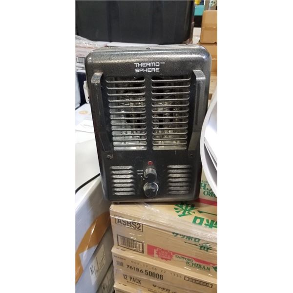 INTERTEK UTILITY HEATER WITH THERMOSTAT. MODEL FW606-15A. WORKING
