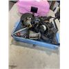 Image 2 : ASSORTED VINTAGE FISHING REELS INLCUDING STEELITE, LUXAR AND COLLAPSIBLE ROD WITH REEL, PINK TACKLE 