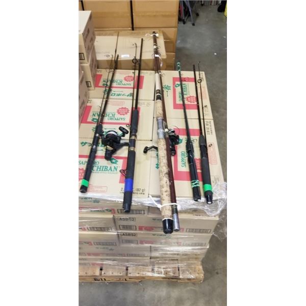 BUNDLE OF FISHING RODS