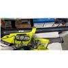 Image 2 : RYOBI 18V BLOWER AND SAWZALL W/ 1 BATTERY, AND BATTERY CHARGER W/ 2 BATTERIES