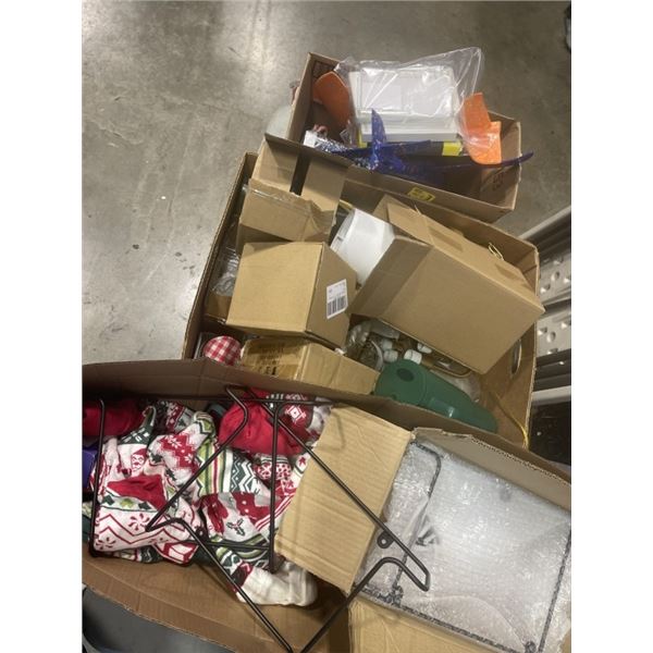 3 BOXES OF ESTATE GOODS