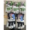 Image 1 : 5 NEW PAIRS WATSON GLOVES. 2 PAIRS ARE BIG DAWG LINED XXXL, 3 PAIRS ARE WATSON XL