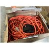Image 2 : HEAVY DUTY LIGHTED 100 FOOT ORANGE EXTENSION CORD. 10AWG/3C