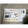 Image 2 : HEAVY DUTY LIGHTED 100 FOOT YELLOW  3 OUTLET EXTENSION CORD. 12AWG/3C