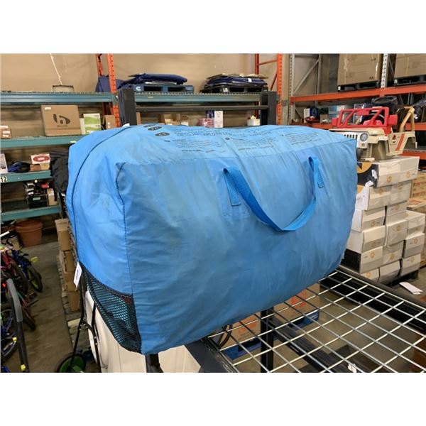HAPPY HOP SHARK CAVE INFLATABLE BOUNCY SLIDE WITH CARRY BAG NO BLOWER
