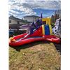 Image 2 : HAPPY HOP SHARK CAVE INFLATABLE BOUNCY SLIDE WITH CARRY BAG NO BLOWER