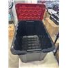Image 3 : TUFFSTORE 102 LITRE BLACK STORAGE CONTAINER WITH LID