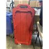 Image 4 : LARGE HUSKY ROLLING STORAGE TOTE WITH LID AND WHEELS. 4 FEET LONG