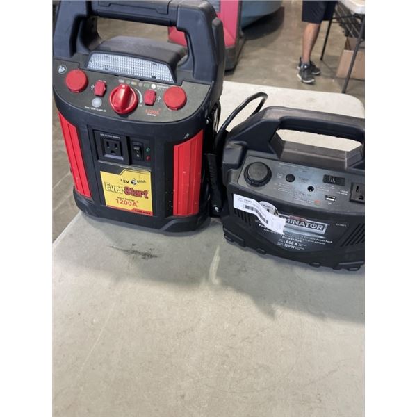 2 BATTERY BOOSTERS. UNTESTED