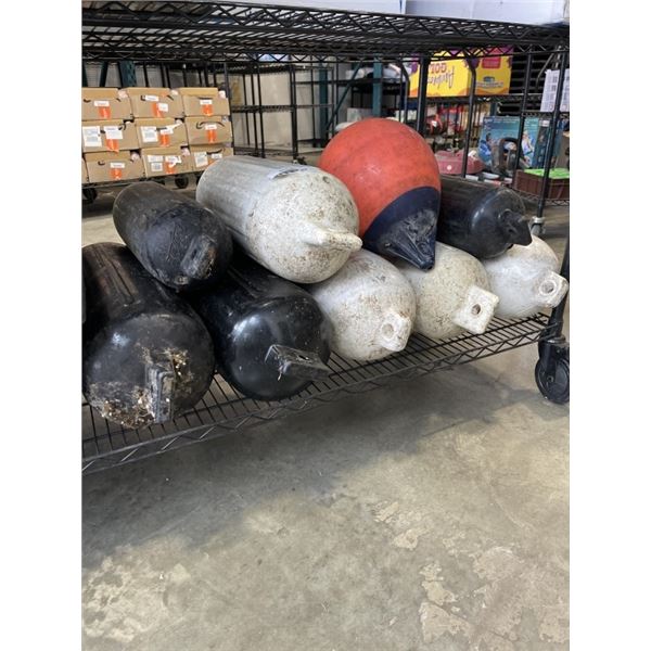 LARGE LOT OF BUOYS