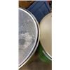 Image 3 : TWO 200 FOOD GRADE STEEL DRUMS WITH LIDS