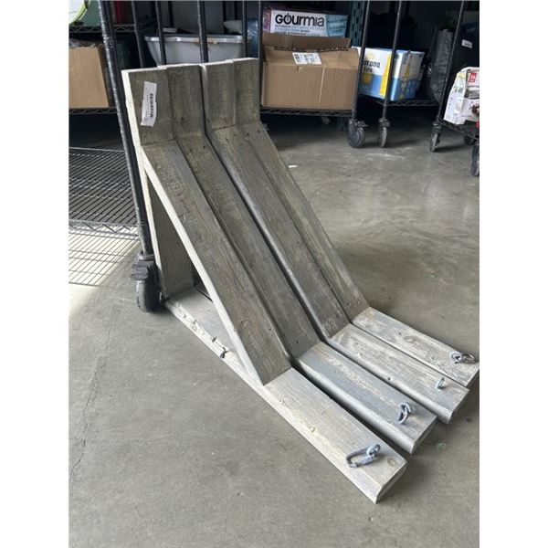 4 WOOD PORCH SWING BRACKETS