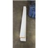 Image 1 : BUNDLE OF 10 7FT X 7 INCH BASEBOARD MOULDING, PAINTED WHITE