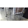 Image 3 : 4 PC BLACK GRIDWALL, 24X72 INCH, BENT