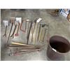 Image 1 : BIN OF ASSORTED YARD TOOLS