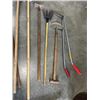 Image 4 : BIN OF ASSORTED YARD TOOLS