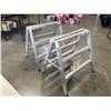Image 1 : PAIR OF ALRIGHT ALUMINIUM SAWHORSES