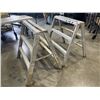 Image 2 : PAIR OF ALRIGHT ALUMINIUM SAWHORSES
